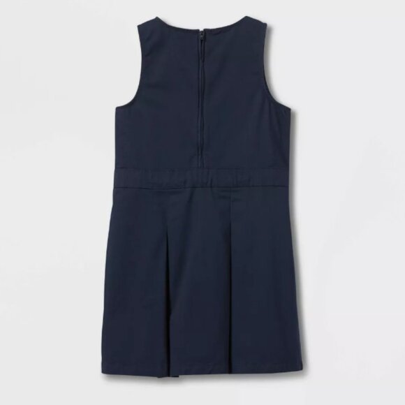 Cat & Jack Girls' Sleeveless Uniform Woven Jumper Size 10 - Picture 3 of 8